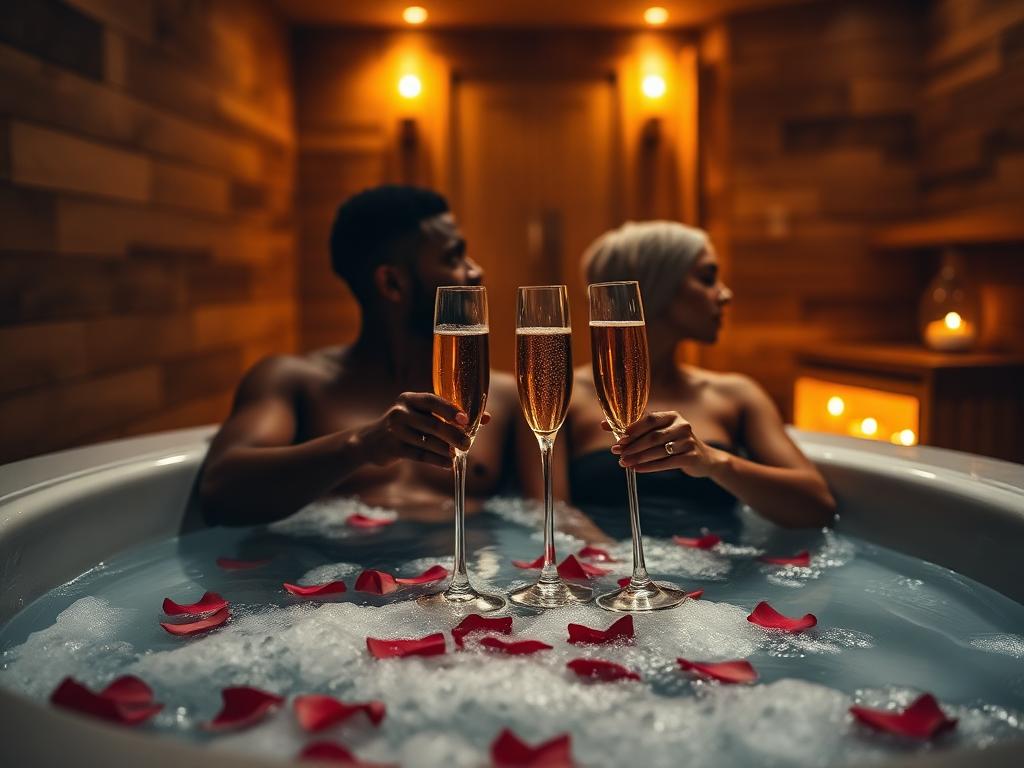Couple Sauna & Jacuzzi